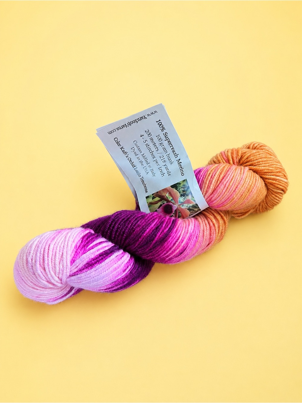 Hand-Dyed Merino Yarn